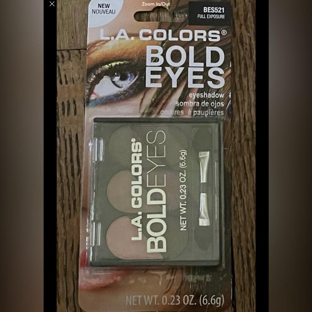 LA Colors Bold Eyes Edgy Eyeshadow Makeup BES521 Rocker BikerCore Night Outs